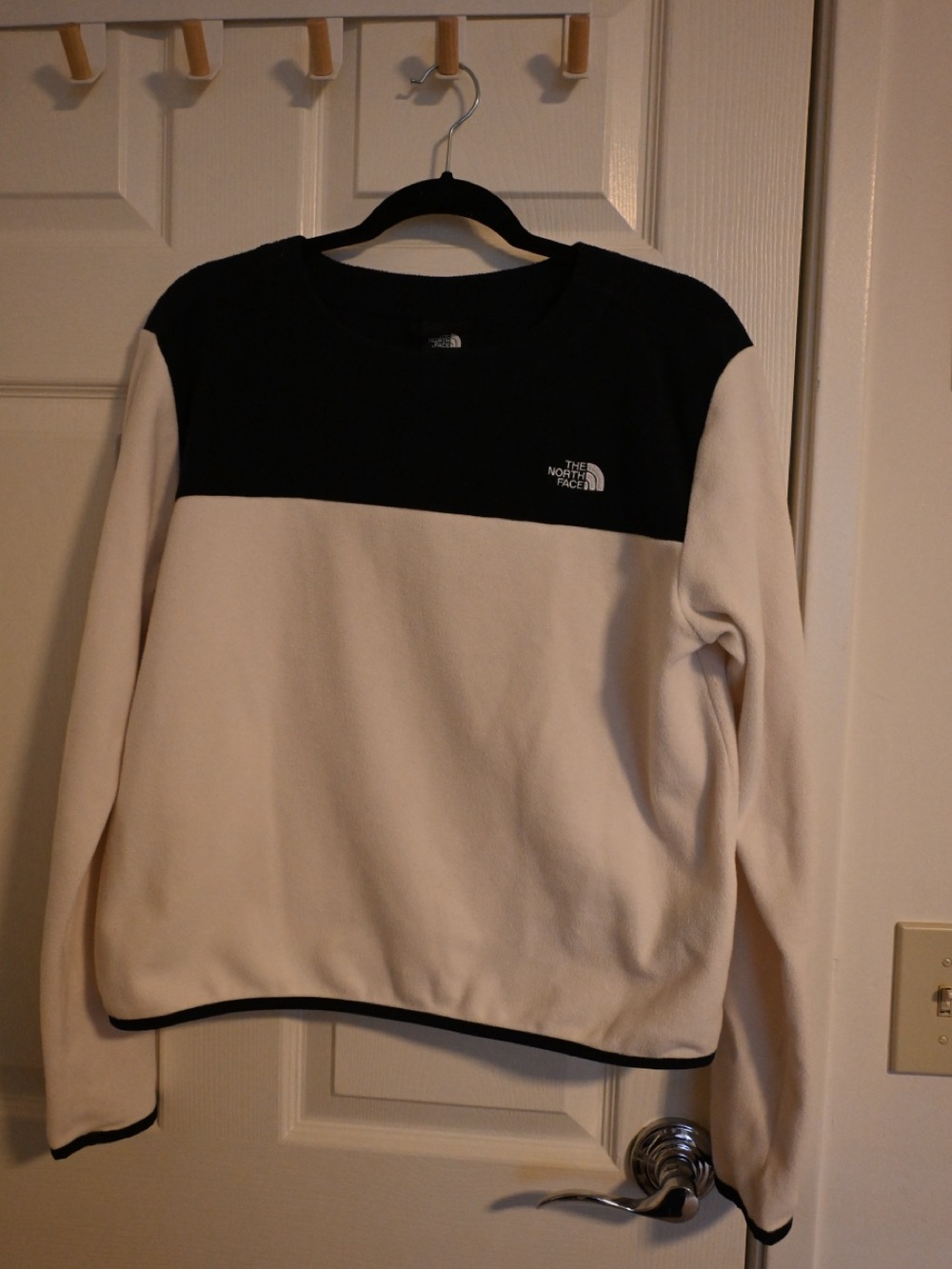 The North Face Black Fleece Crew with White Logo